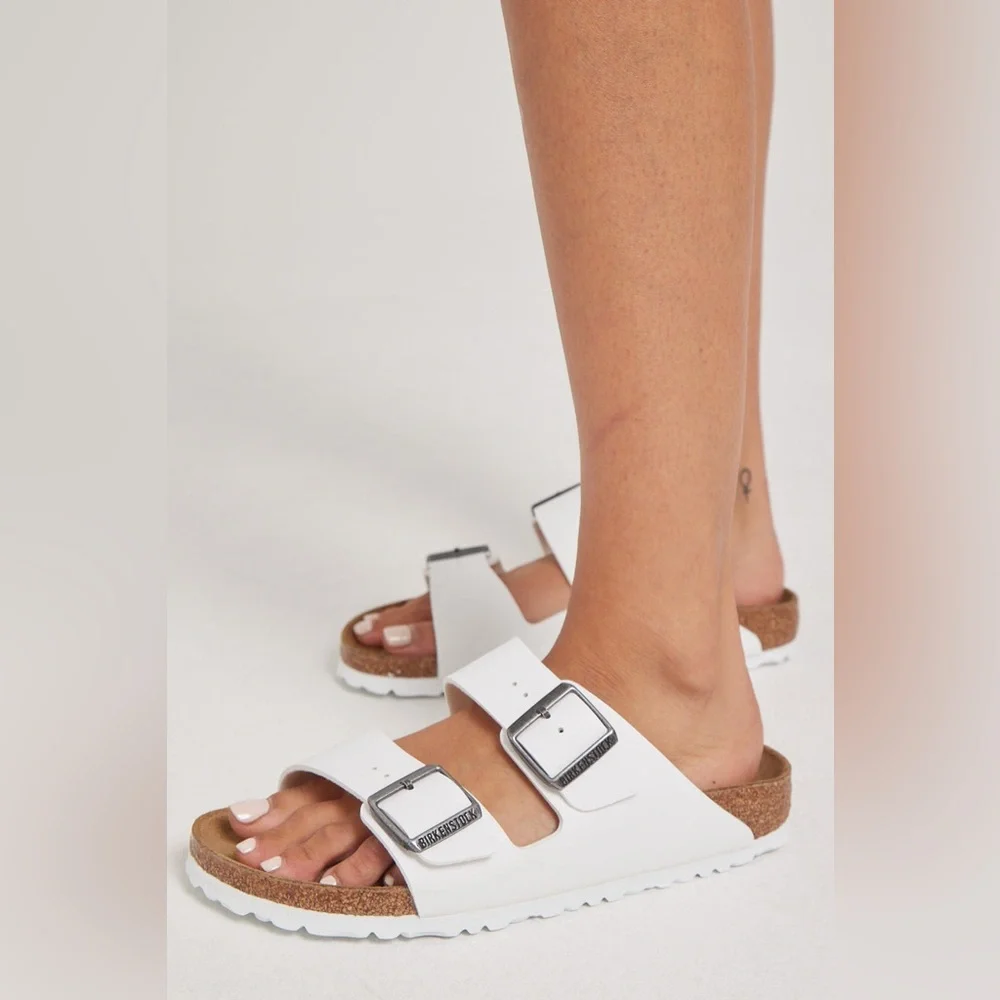 BIRKENSTOCK Arizona Deserts slide Sandal Men, White,SZ 42EU 9US,BRAND NEW$135